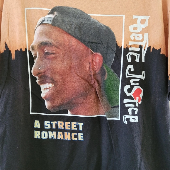 Poetic Justice A Street Romance Tupac Graphic T Shirt Size Large - Picture 2 of 4